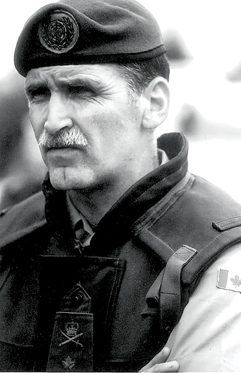Canadian General Roméo Dallaire commanded the UN Assistance Mission for Rwanda (UNAMIR) in 1994, fam