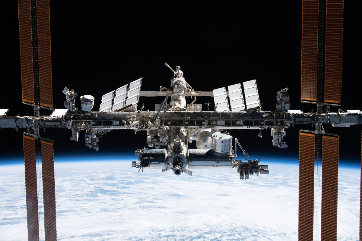 The International Space Station (ISS) and its crew were directly threatened by debris from Russia's 