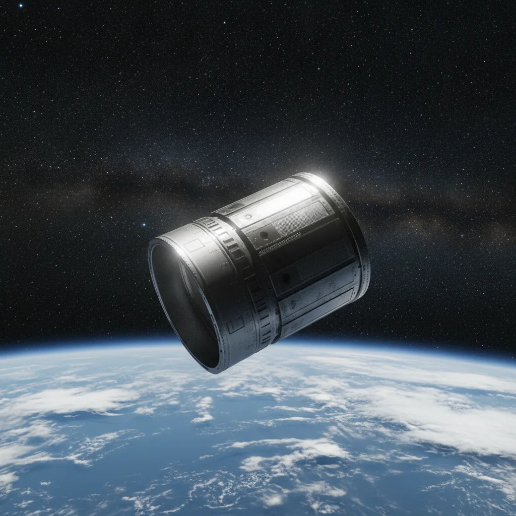 The Vespa adapter is a specific piece of rocket hardware from a 2013 Vega launch, now orbiting Earth