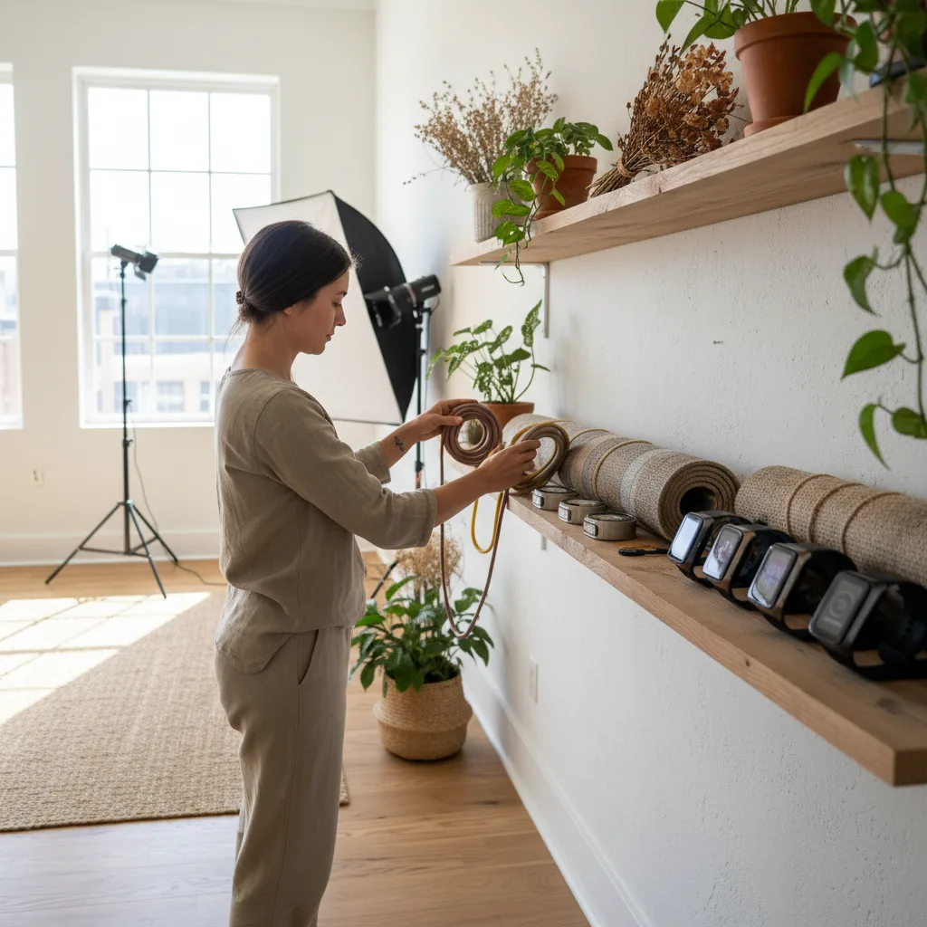 Curating sustainable fitness products for an online store.