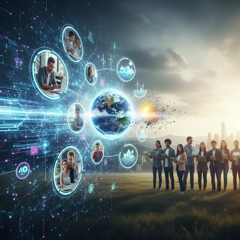 Megatendenze che plasmano il 2026: IA, lavoro ibrido, sfide globali.