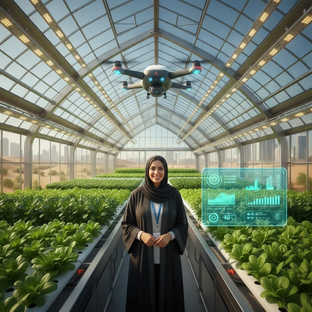 La audaz apuesta de los EAU: cultivar alimentos con IA en el corazón del desierto