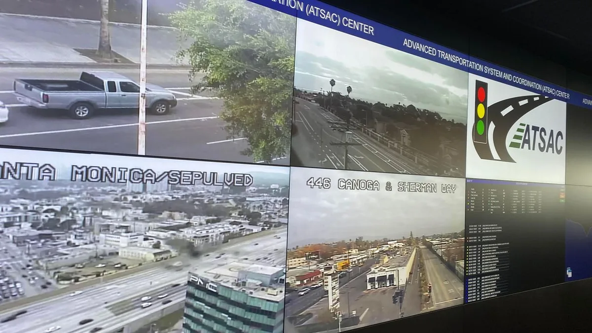 The Los Angeles Department of Transportation (LADOT) uses its Adaptive Traffic Control System (ATSAC