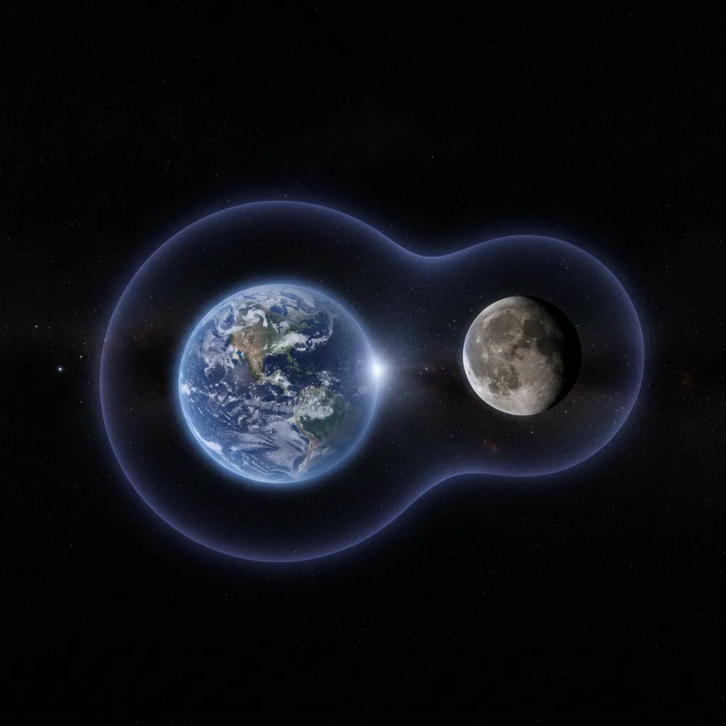 Cislunar space, the region extending from Earth's geosynchronous orbit out to and beyond the Moon, i
