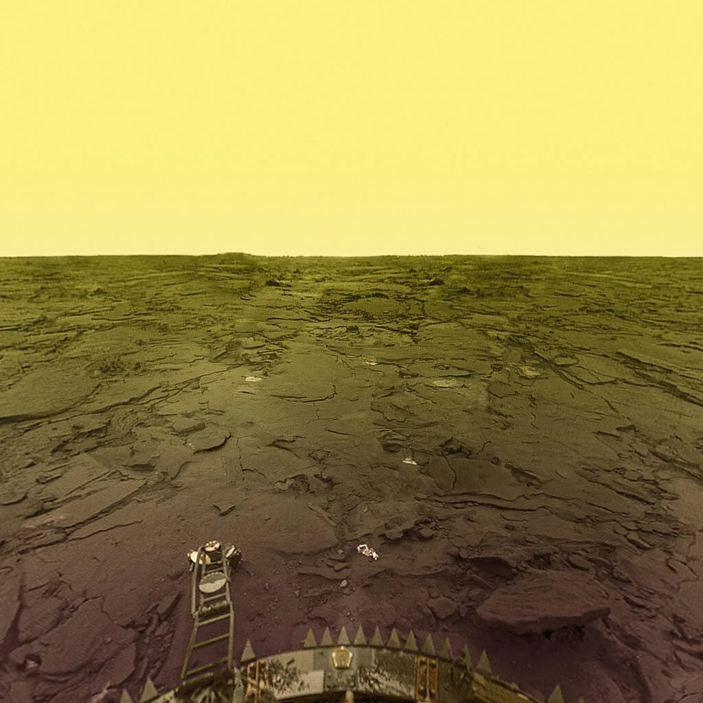 The Soviet Venera landers were the first and only probes to successfully land on Venus, sending back