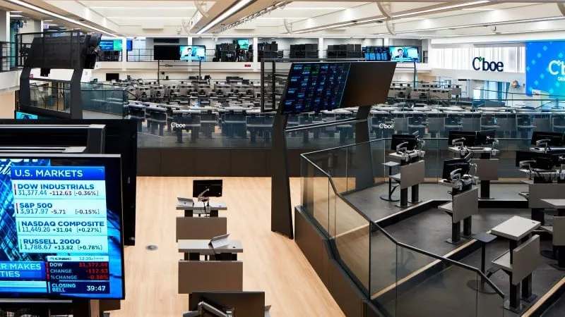 The Chicago Board Options Exchange (CBOE) is the birthplace of the VIX, or 'fear index,' and remains