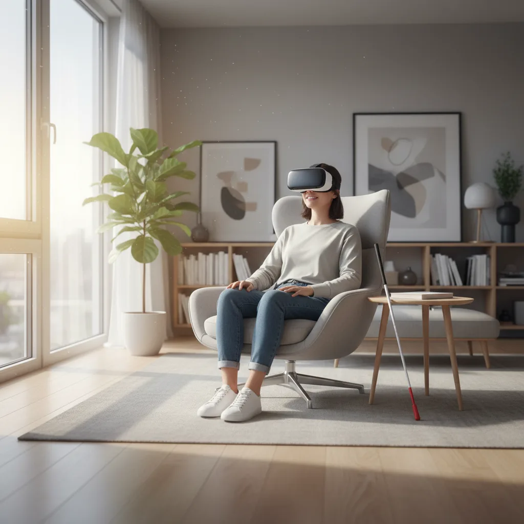 Aplicaciones transformadoras de realidad virtual para personas con discapacidad visual