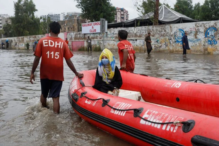 The devastating 2022 monsoon floods in Pakistan submerged one-third of the country, displacing over 