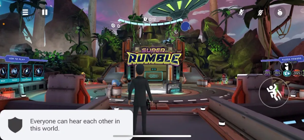 Meta's Horizon Worlds is a social VR platform where users create avatars and interact in virtual spa